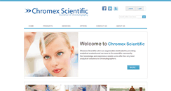 Desktop Screenshot of chromexscientific.co.uk
