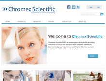 Tablet Screenshot of chromexscientific.co.uk
